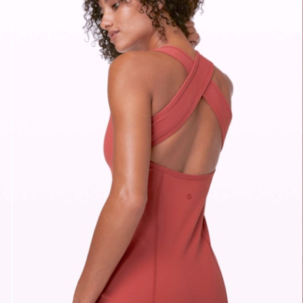 Lululemon Picnic Play Dress Brick Rose